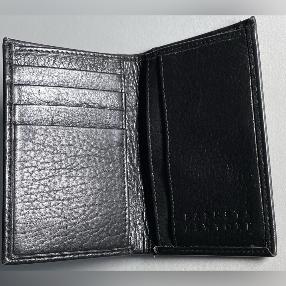 Barneys New York Black Leather Bifold Wallet
With Multiple Card Slots - Picture 3 of 6
